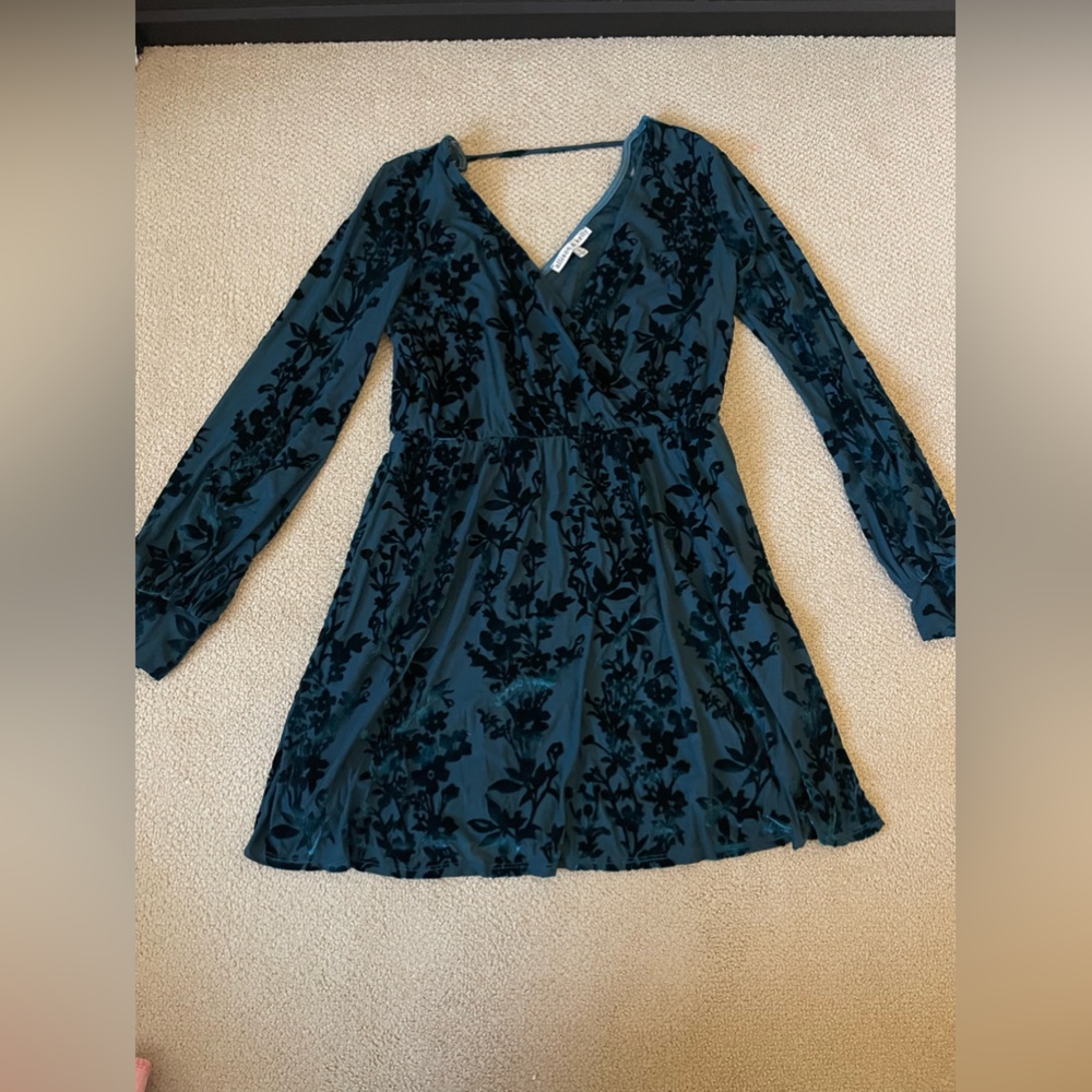 Velvet casual dress